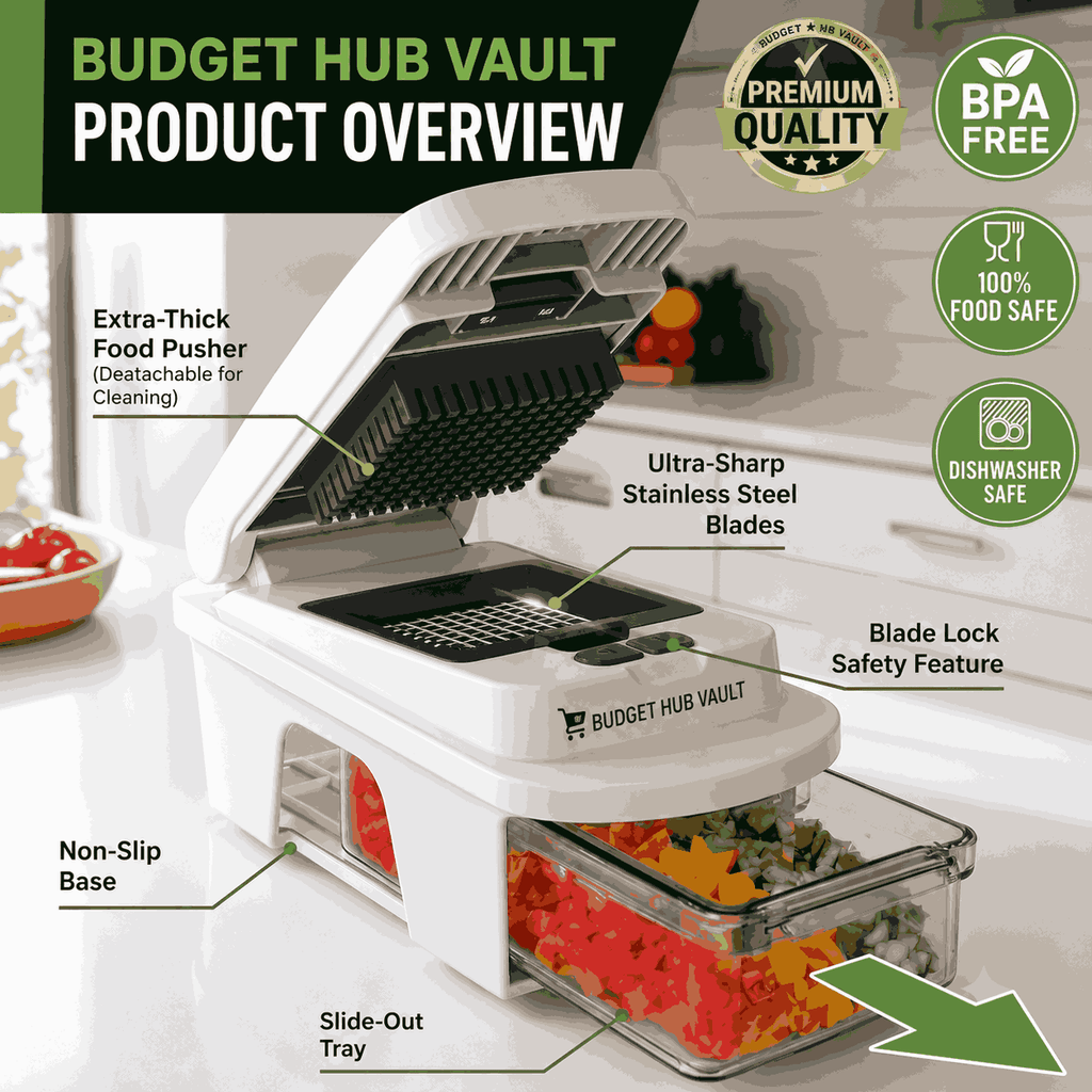 12-in-1 Vegetable, Fruit and Meat Chopper