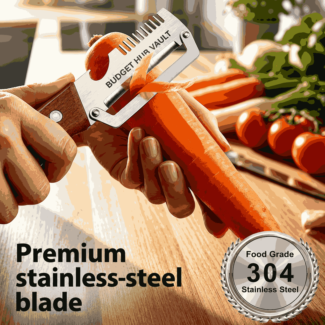 3 in 1 Multifunctional Vegetable Peeler( Pack of 2 )