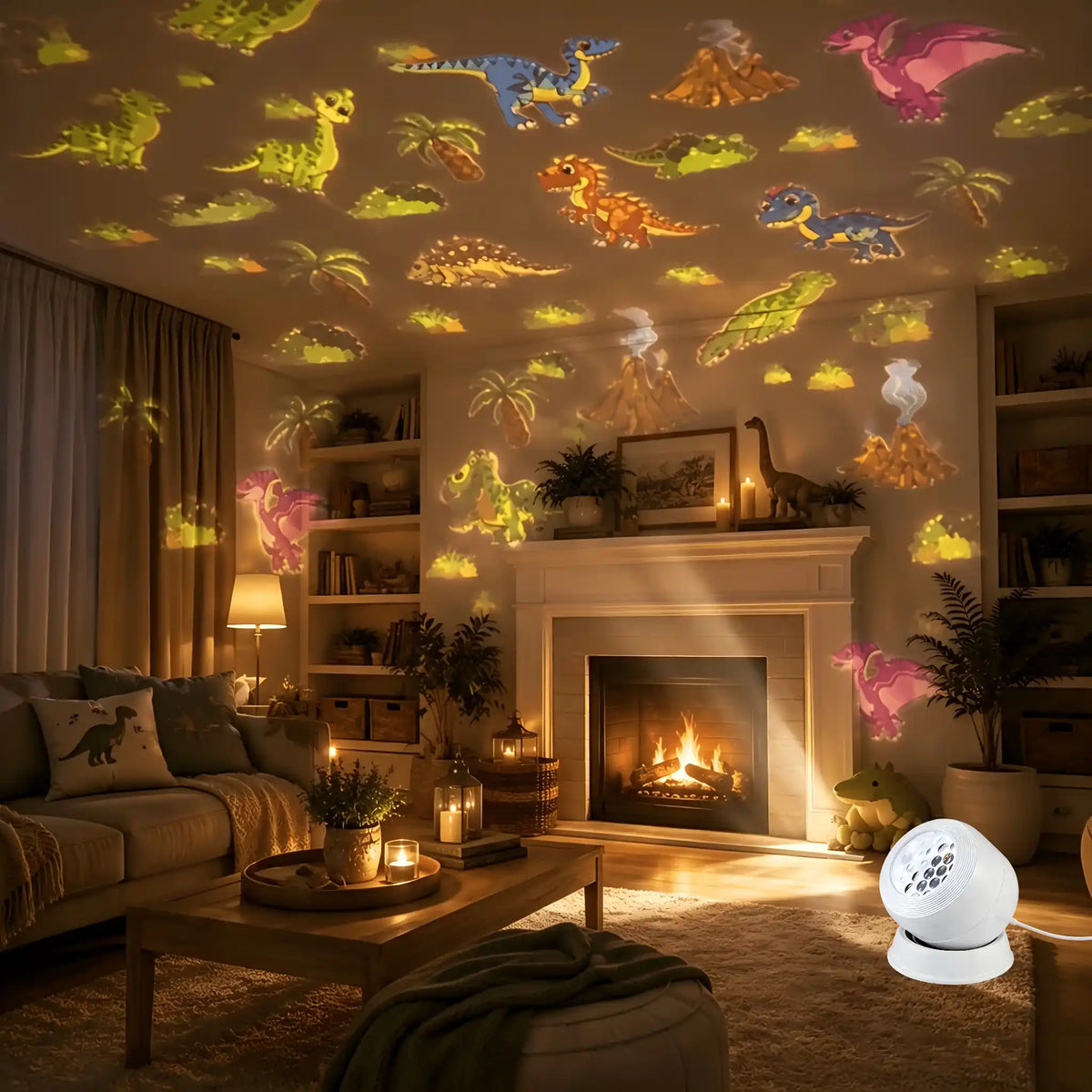 RoarGlow Dino Room Projector