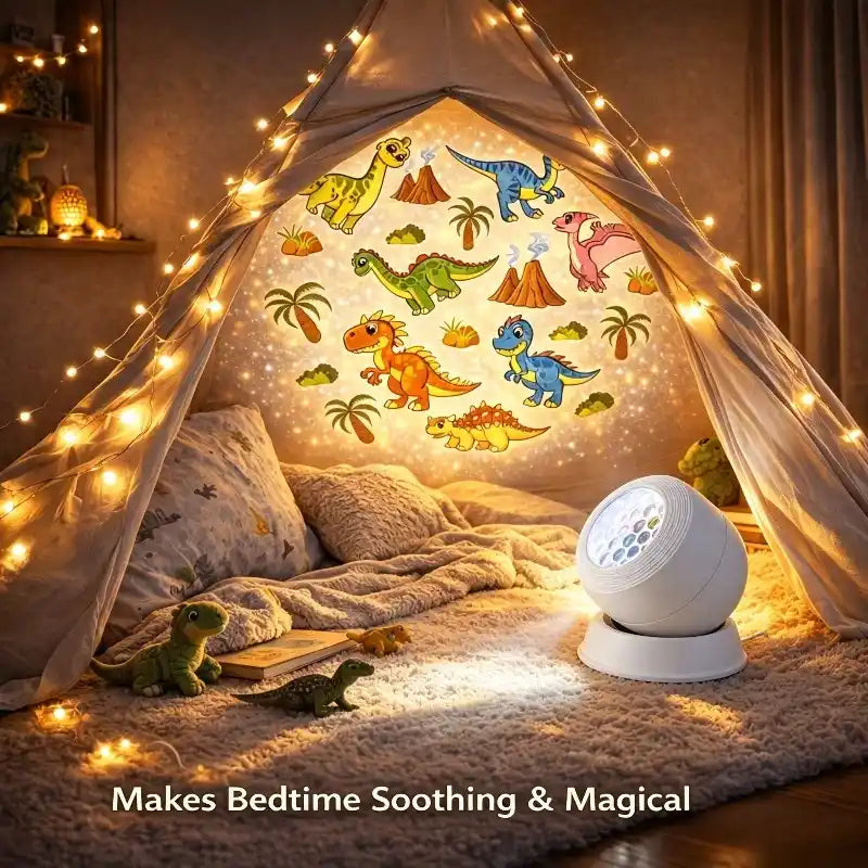 RoarGlow Dino Room Projector