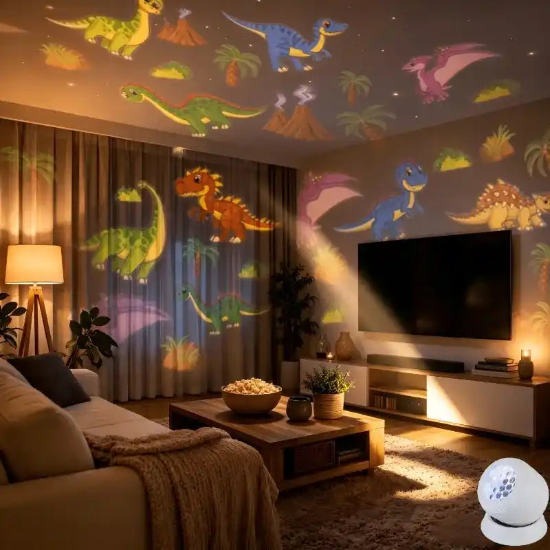 RoarGlow Dino Room Projector