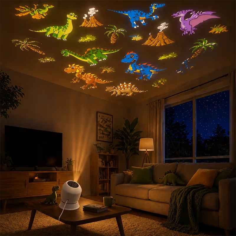 RoarGlow Dino Room Projector