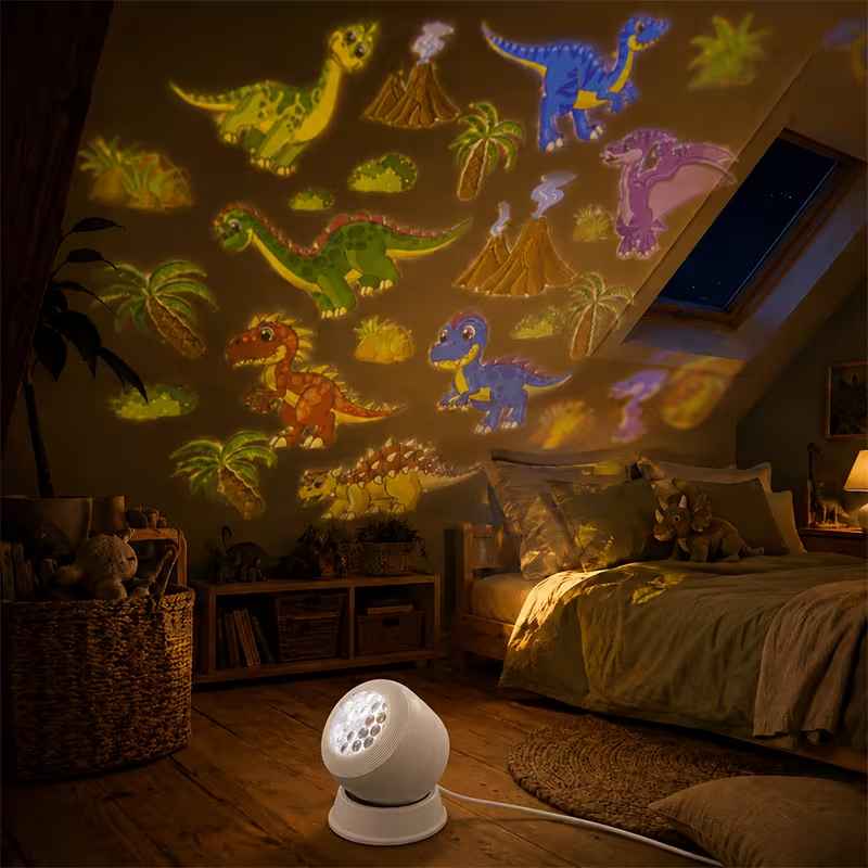 RoarGlow Dino Room Projector