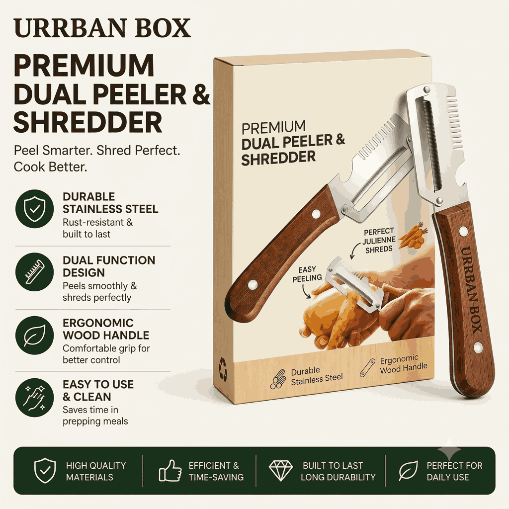 3 in 1 Multifunctional Vegetable Peeler( Pack of 2 )