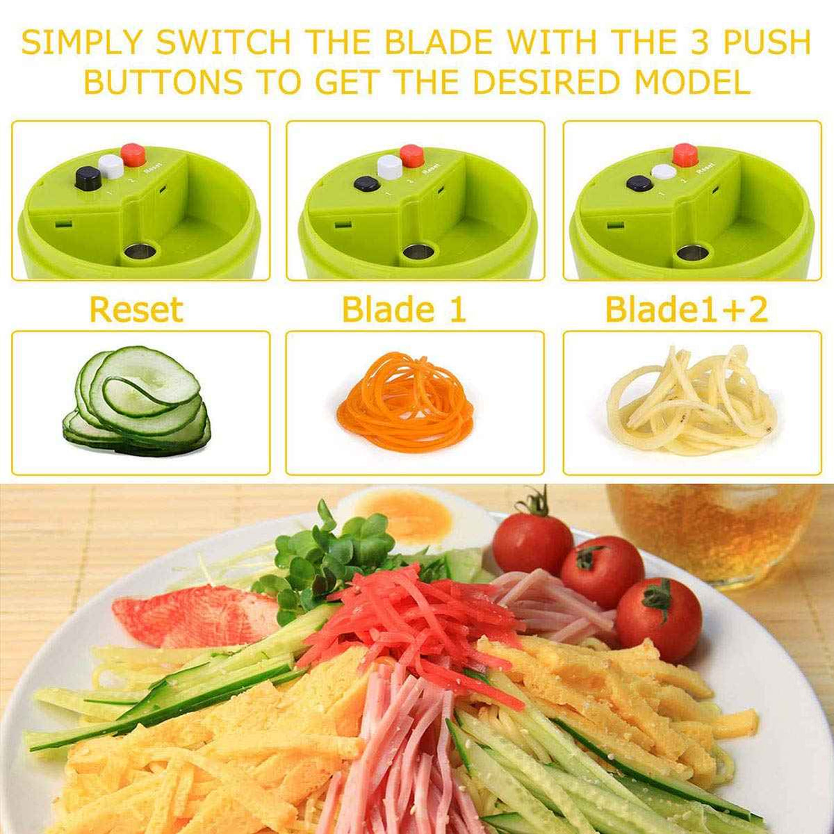5-in-1 Handheld Vegetable Spiralizer